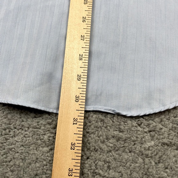 Lauren Ralph Lauren RLL Shirt‎ Button Up Mens Medium 15 32/33 Blue Long Sleeve - Picture 7 of 10